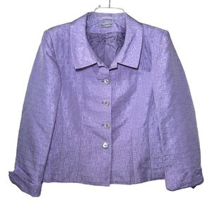 Weinberg Retro Lavender Square Button Blazer Size 44